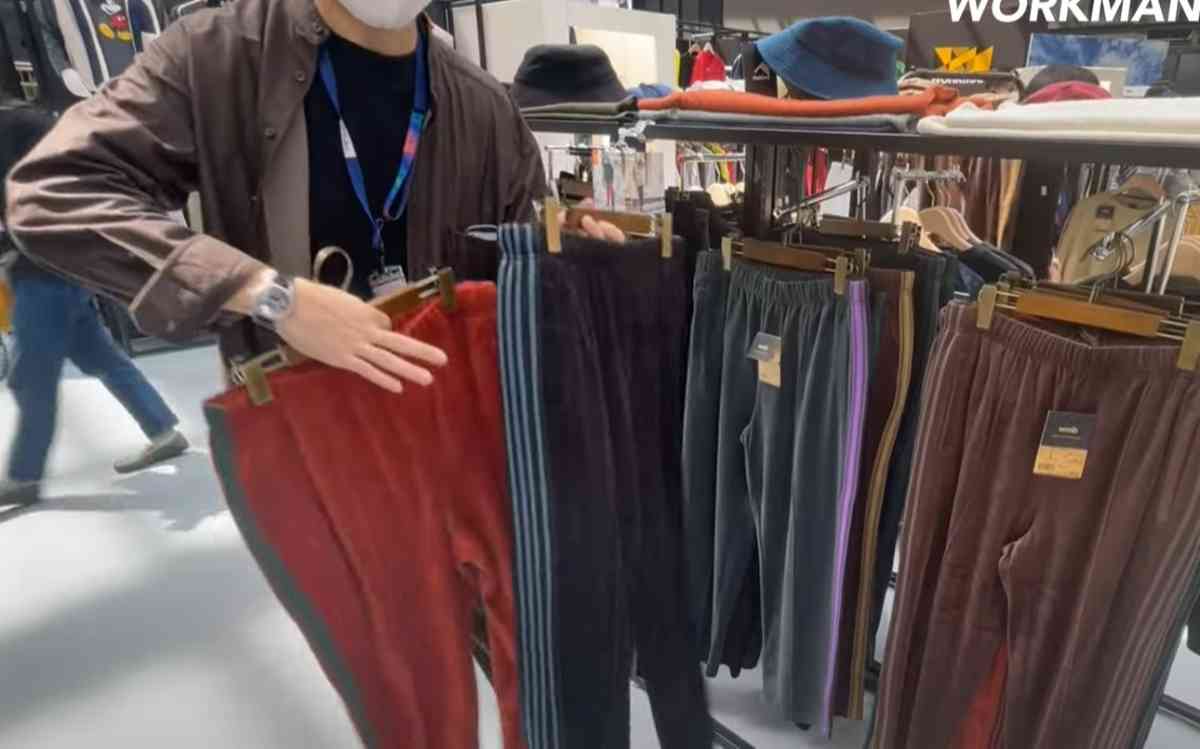 ワークマン】「ベロアトラックストレートパンツ」が1900円で新